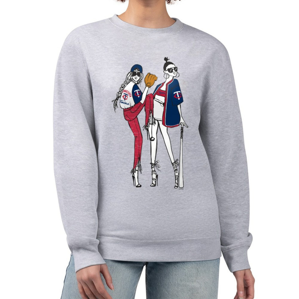 Minnesota Twins G-III 4Her by Carl Banks Women's Baseball Girls Fleece Pullover Sweatshirt - MLB Pullover