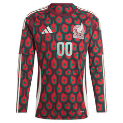 Mexico National Team 2024 Home Replica Custom Long Sleeve Jersey