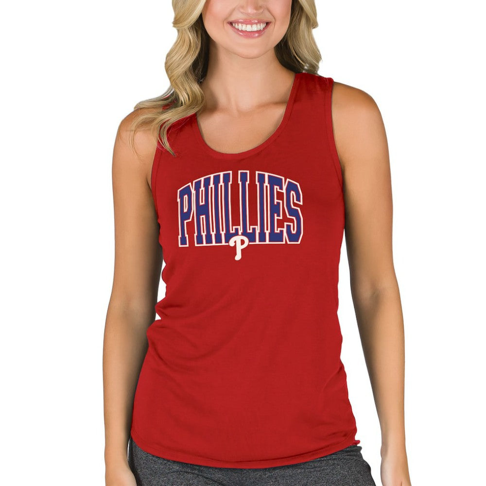 Philadelphia Phillies Concepts Sport Women's Marathon Racerback Tank Top - MLB Tanks