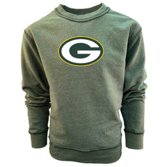 Green Bay Packers Wes & Willy Youth Reversible Fleece Pullover Sweatshirt | NFL Discount