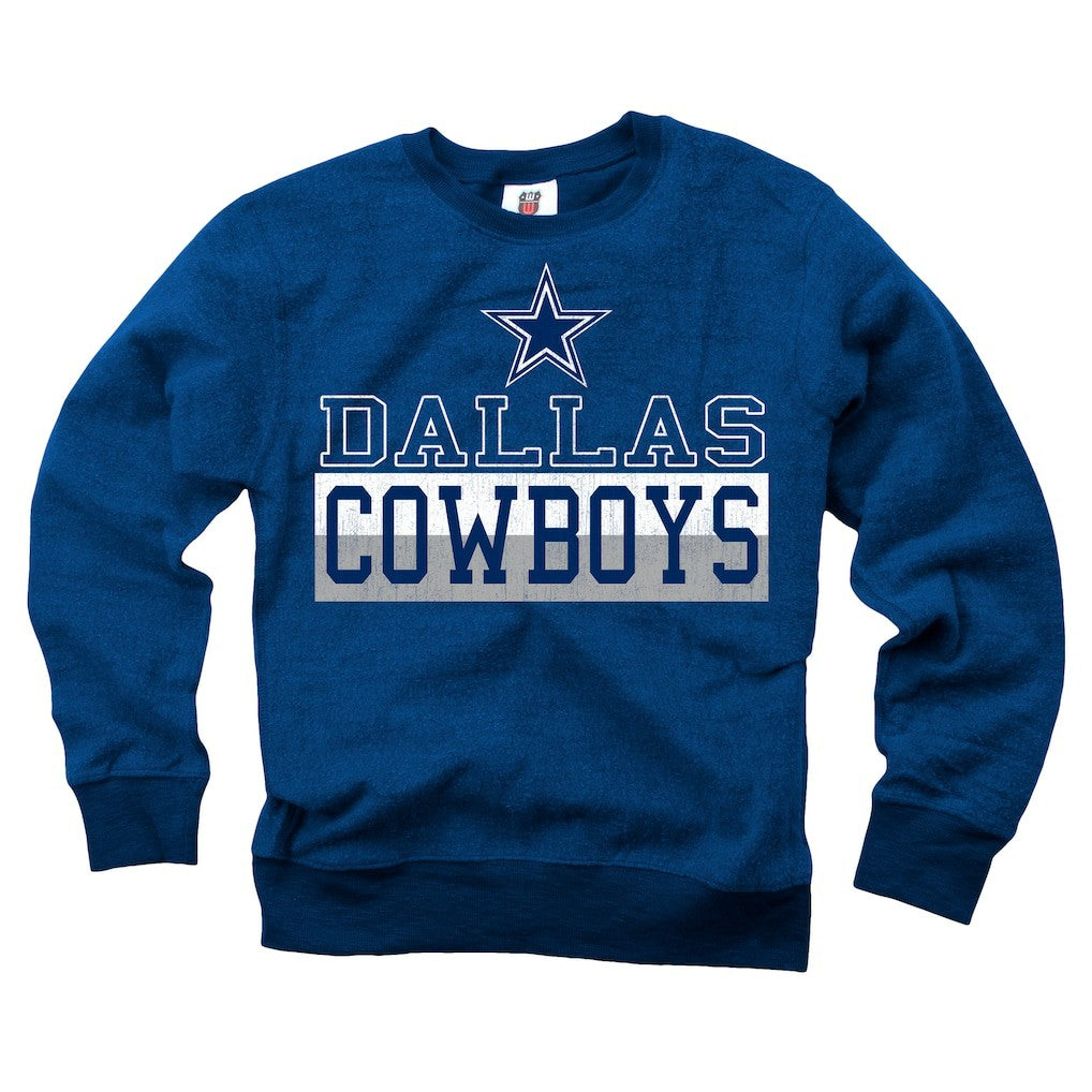 Dallas Cowboys Wes & Willy Youth Reversible Fleece Pullover Sweatshirt | NFL Discount