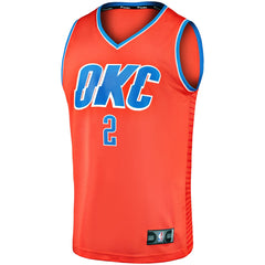Orange Shai Gilgeous-Alexander Oklahoma City Thunder Fast Break Player Jersey | NBA