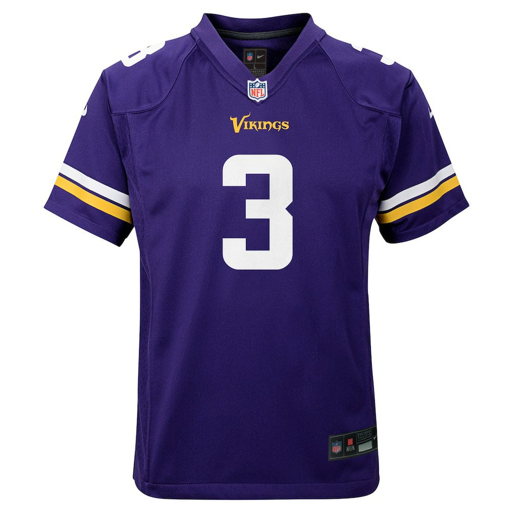 Minnesota Vikings Jordan Addison  Youth Game Jersey | NFL On sale