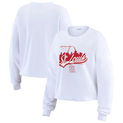 St. Louis Cardinals WEAR by Erin Andrews Women's Domestic Postcard Long Sleeve T-Shirt - MLB T-shirts
