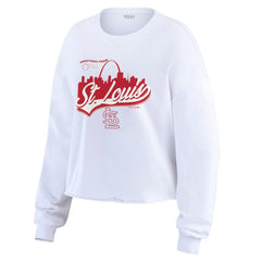 St. Louis Cardinals WEAR by Erin Andrews Women's Domestic Postcard Long Sleeve T-Shirt - MLB T-shirts