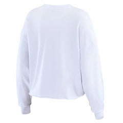 Atlanta Braves WEAR by Erin Andrews Women's Domestic Postcard Long Sleeve T-Shirt - MLB T-shirts