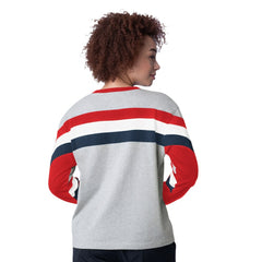 St. Louis Cardinals Starter Women's Triple A Fashion Color Block Long Sleeve Top - MLB Tops
