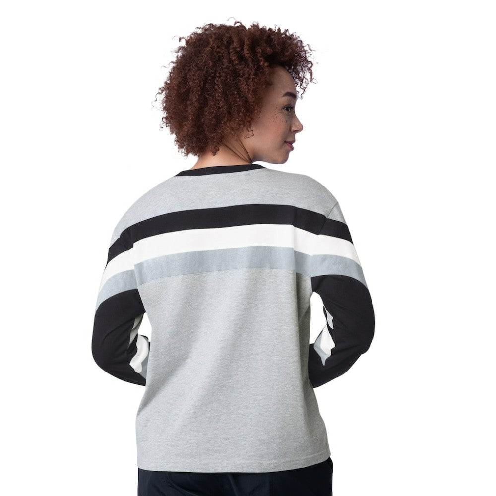 Chicago White Sox Starter Women's Triple A Fashion Color Block Long Sleeve Top - MLB Tops