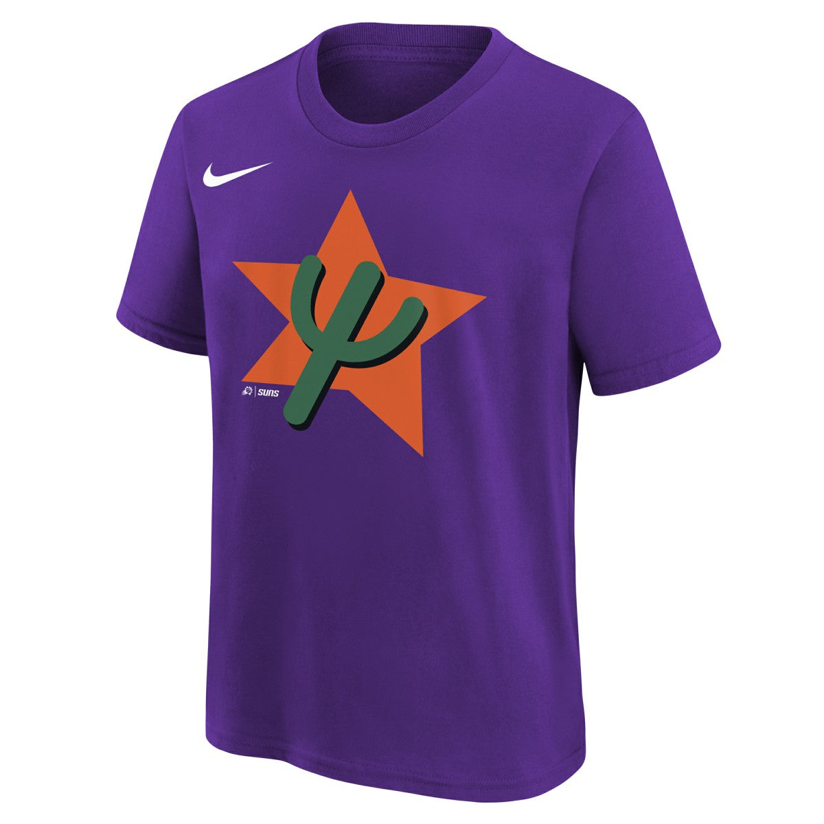 Purple Phoenix Suns Youth 2025/26 City Edition Essential Logo T-Shirt | NBA
