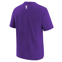 Purple Phoenix Suns Youth 2025/26 City Edition Essential Logo T-Shirt | NBA