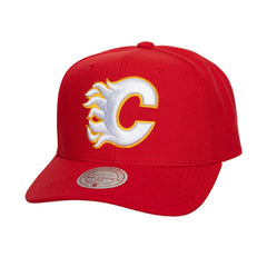 Calgary Flames Mitchell & Ness Core Team Ground Pro Adjustable Hat -  NHL Hats