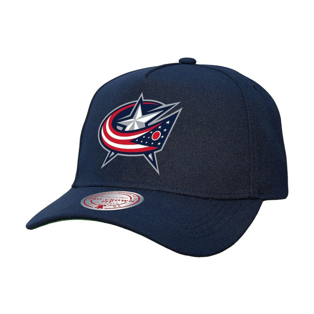 Columbus Blue Jackets Mitchell & Ness Core Team Ground Pro Adjustable Hat -  NHL Hats