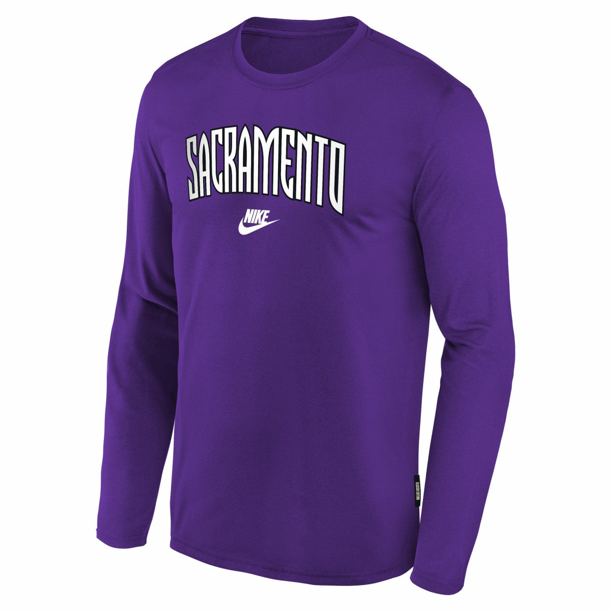 Purple Sacramento Kings Youth Hardwood Classics Long Sleeve T-Shirt | NBA