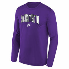 Purple Sacramento Kings Youth Hardwood Classics Long Sleeve T-Shirt | NBA