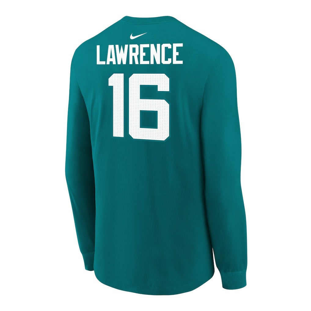 Jacksonville Jaguars Trevor Lawrence  Youth Player Name & Number Long Sleeve T-Shirt | NFL New