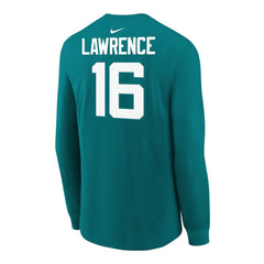 Jacksonville Jaguars Trevor Lawrence  Youth Player Name & Number Long Sleeve T-Shirt | NFL New