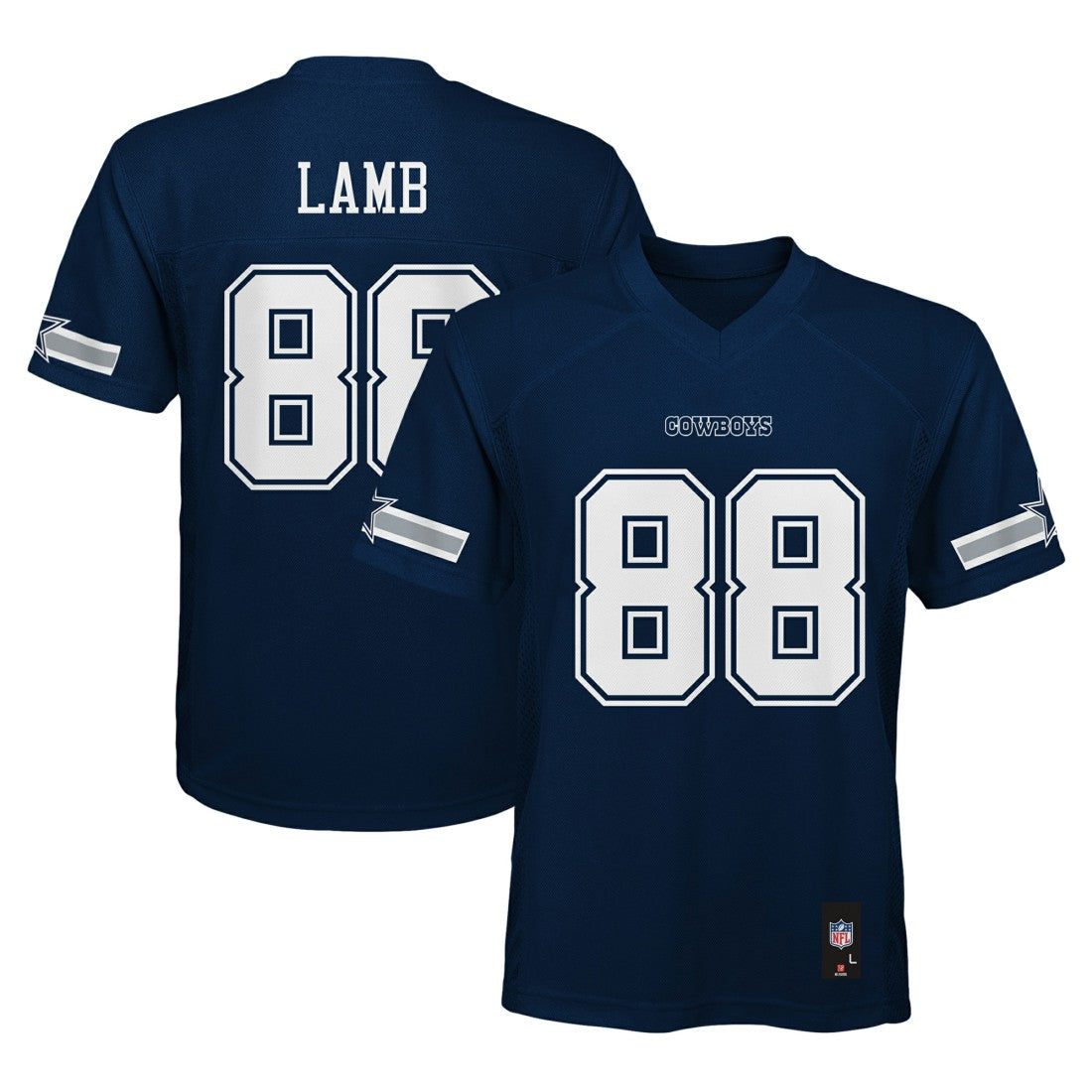 Dallas Cowboys CeeDee Lamb  Youth Replica Player Jersey | NFL Outlet