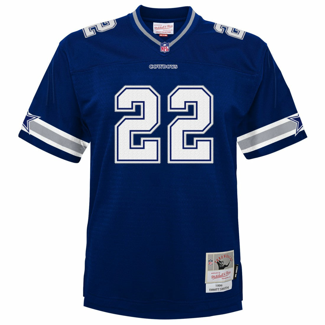 Dallas Cowboys Emmitt Smith  Youth 1996 Legacy Jersey | NFL Sale