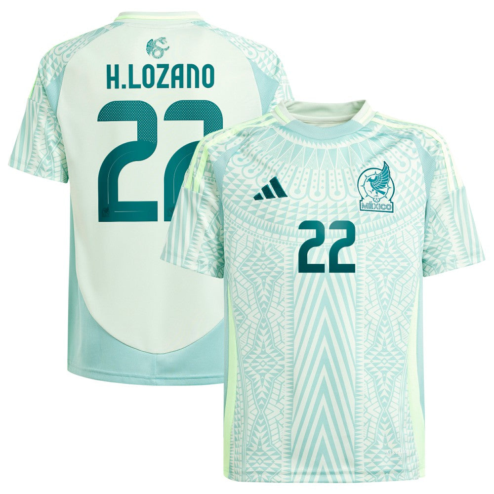 Hirving Lozano Mexico National Team Youth 2024 Away Replica Player Jersey