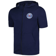 Detroit Tigers Levelwear Recruit Short Sleeve Full-Zip Hoodie - MLB Hoodies