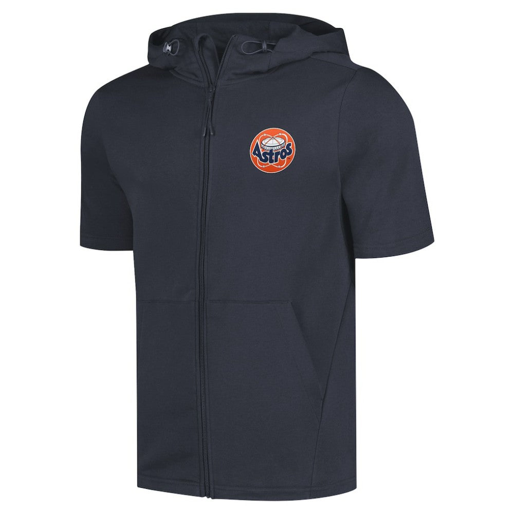 Houston Astros Levelwear Recruit Short Sleeve Full-Zip Hoodie - MLB Hoodies
