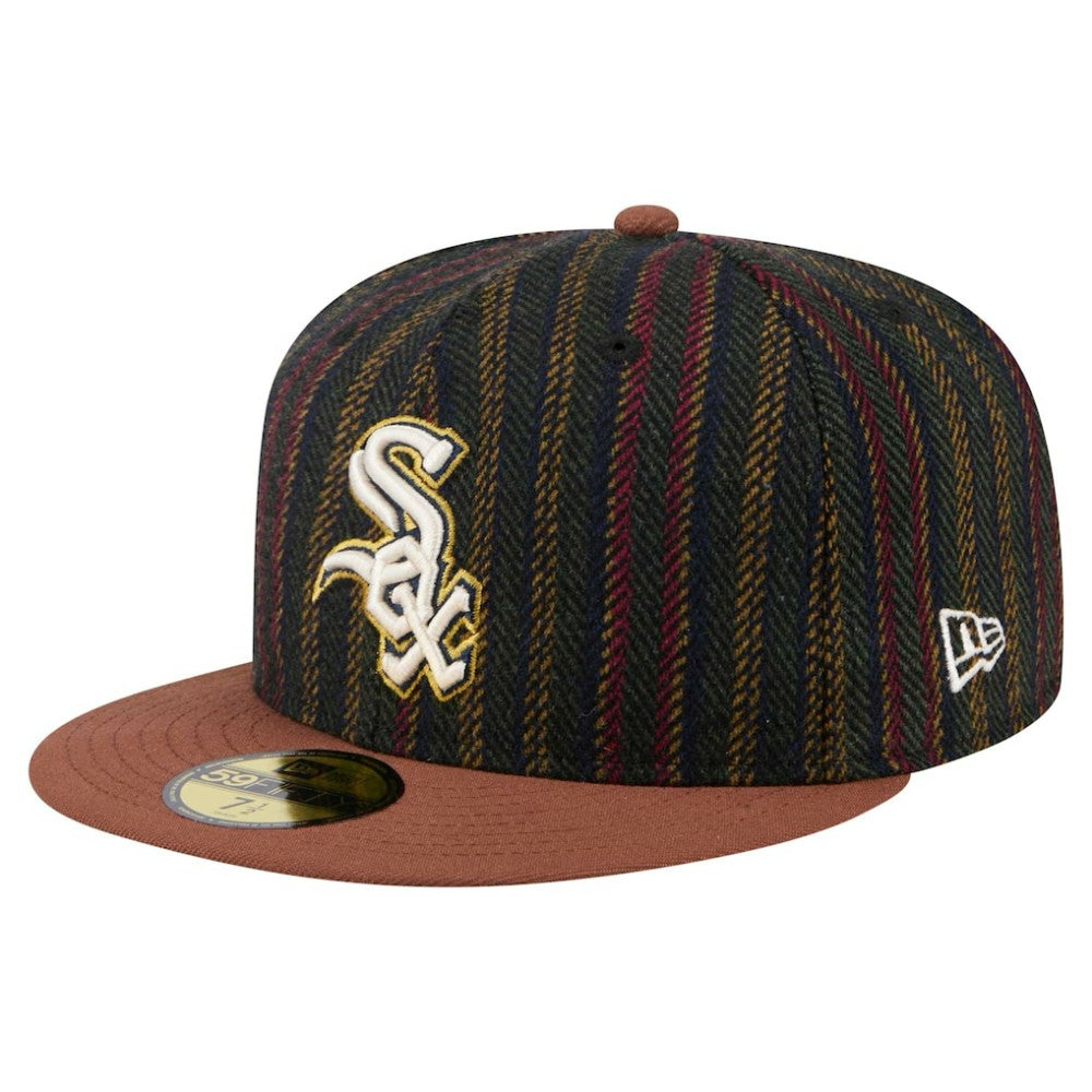 Chicago White Sox New Era Vintage Herringbone 59FIFTY Fitted Hat - MLB Hats