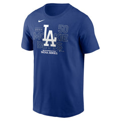 Mookie Betts Los Angeles Dodgers Nike 2024 MLB World Tour Seoul Series Player Name & Number Event Stack T-Shirt - MLB T-shirts