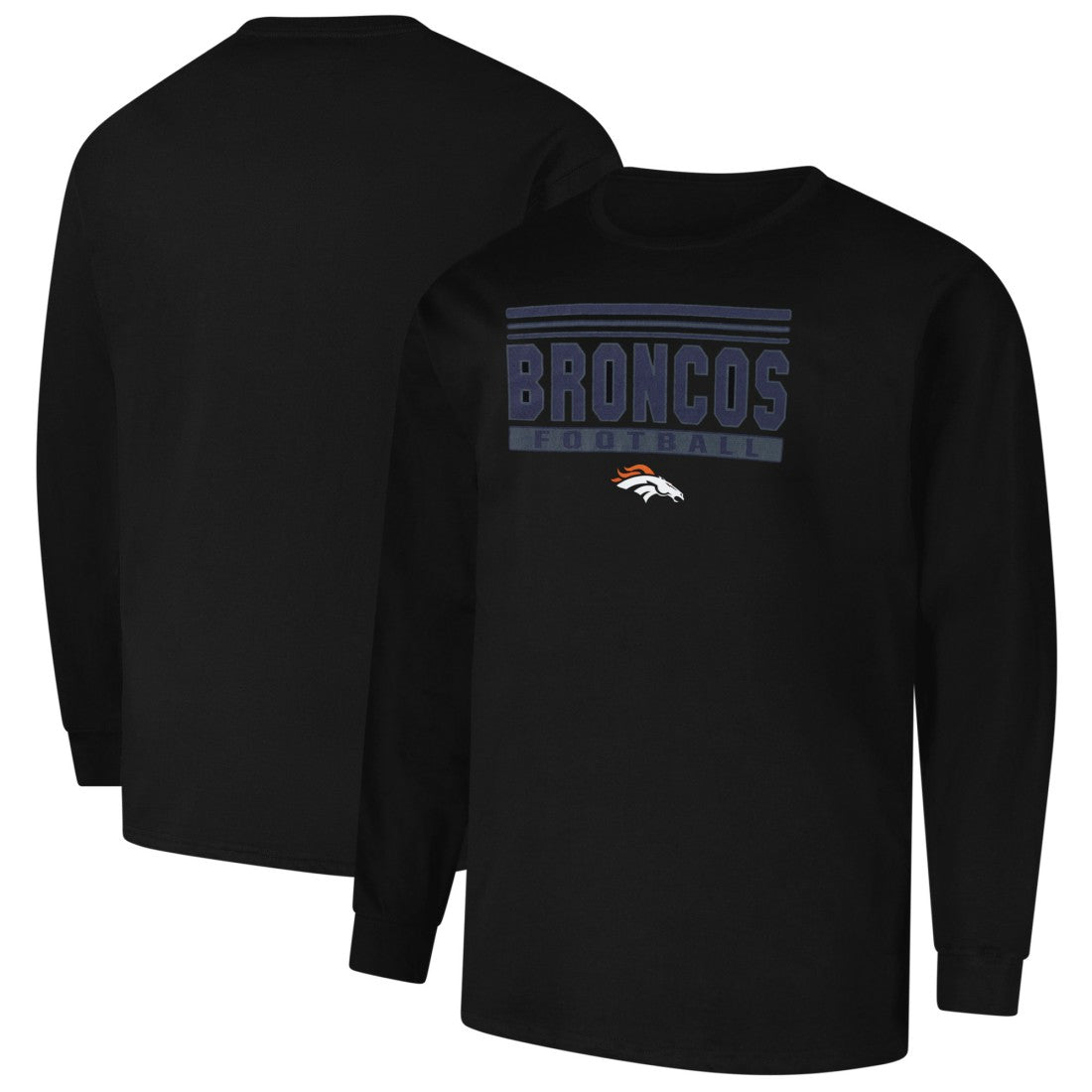 Denver Broncos Profile Big & Tall Pop Long Sleeve T-Shirt | NFL Discount