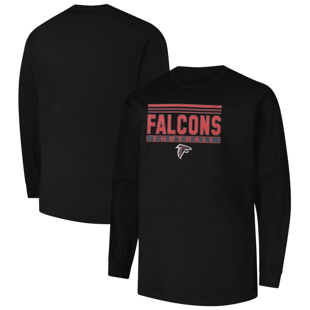Atlanta Falcons Profile Big & Tall Pop Long Sleeve T-Shirt | NFL Discount