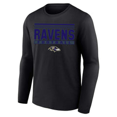 Baltimore Ravens Profile Big & Tall Pop Long Sleeve T-Shirt | NFL Outlet