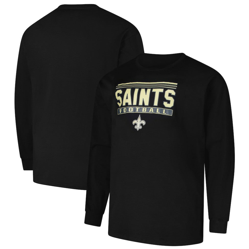 New Orleans Saints Profile Big & Tall Pop Long Sleeve T-Shirt | NFL US