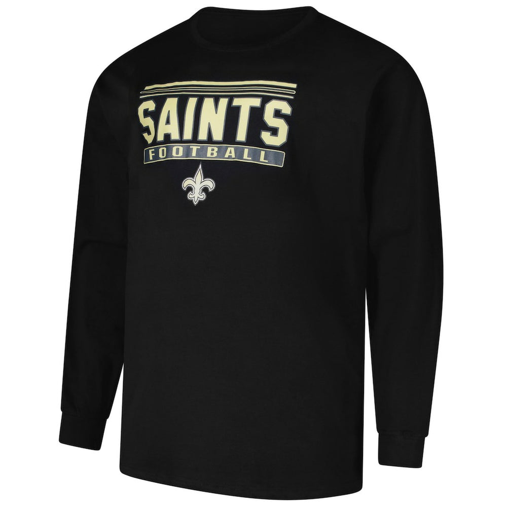 New Orleans Saints Profile Big & Tall Pop Long Sleeve T-Shirt | NFL US