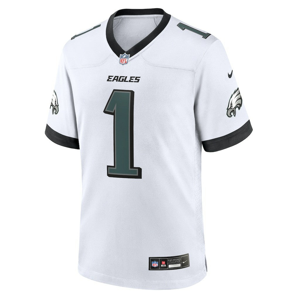 Philadelphia Eagles Jalen Hurts  White Game Jersey | NFL Discount