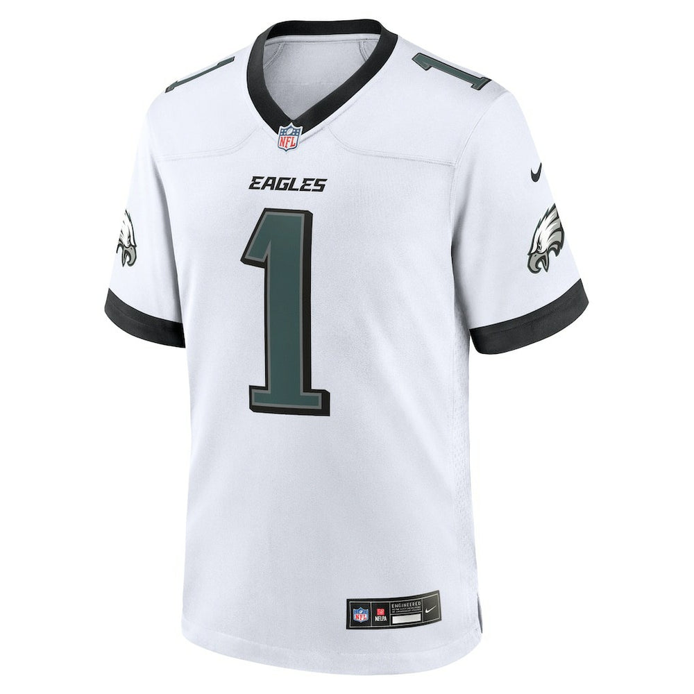 Philadelphia Eagles Jalen Hurts  White Game Jersey | NFL Discount