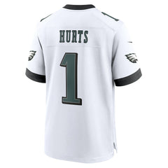 Philadelphia Eagles Jalen Hurts  White Game Jersey | NFL Discount