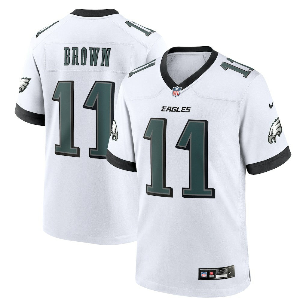 Philadelphia Eagles A.J. Brown  White Game Jersey | NFL Discount