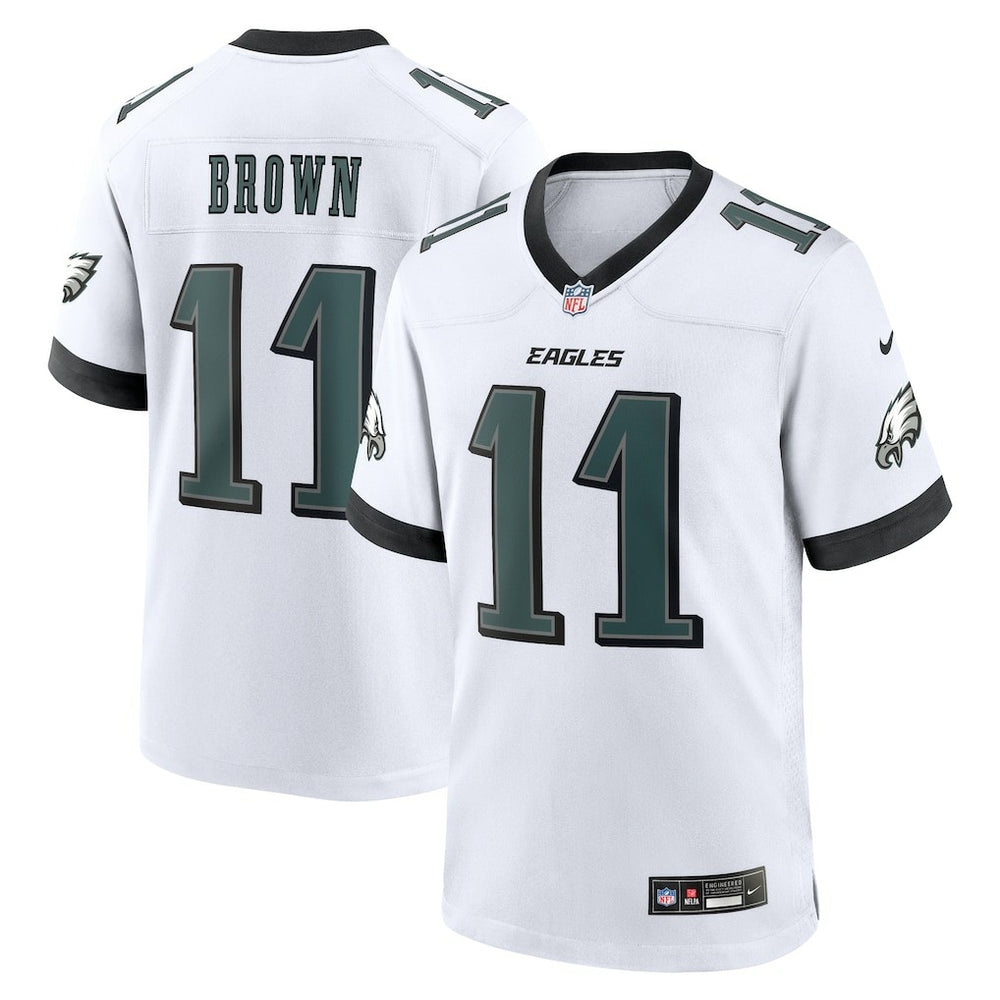 Philadelphia Eagles A.J. Brown  White Game Jersey | NFL Discount