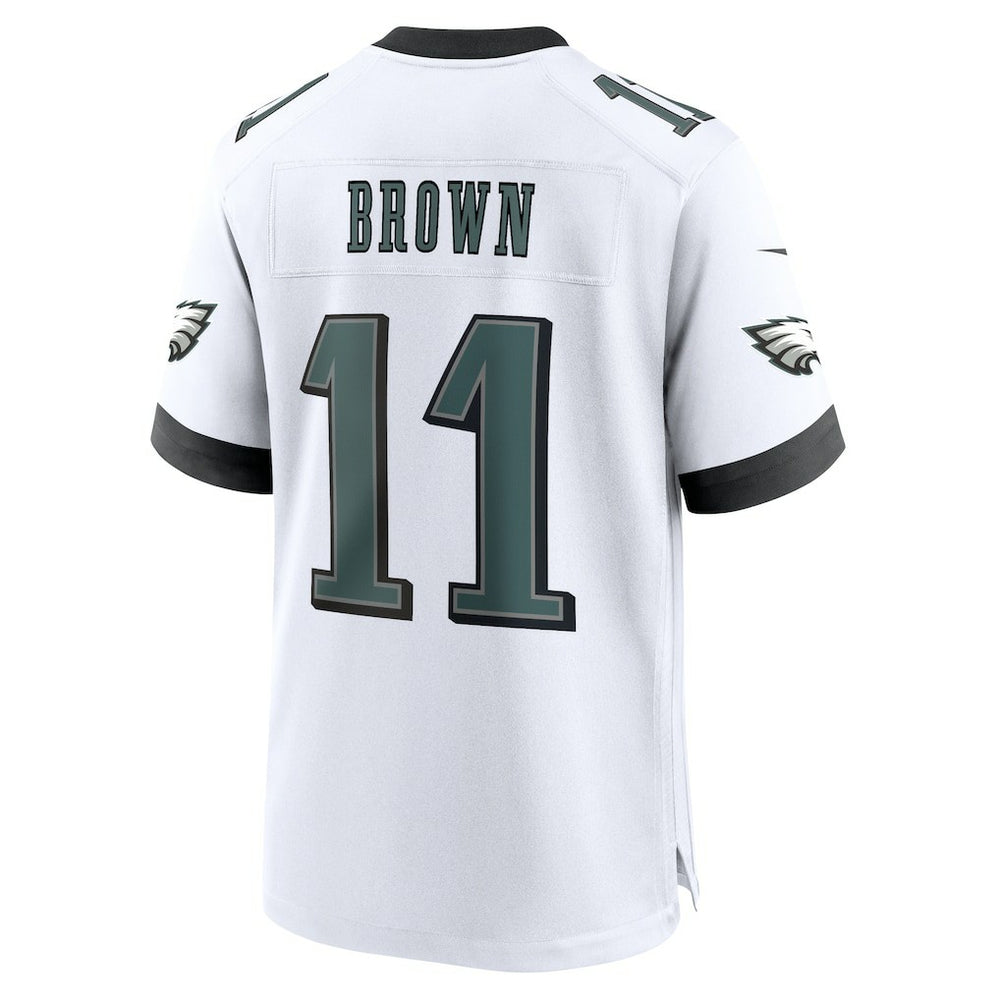 Philadelphia Eagles A.J. Brown  White Game Jersey | NFL Discount