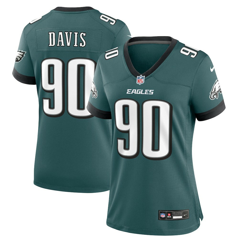 Philadelphia Eagles Jordan Davis  Women's Team Game Jersey | NFL On sale