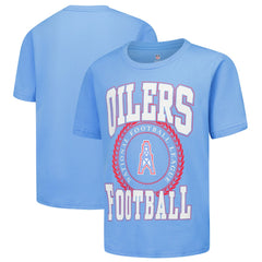 Tennessee Titans Youth Oilers Throwback Stitched Up Retro Logo T-Shirt | NFL On sale