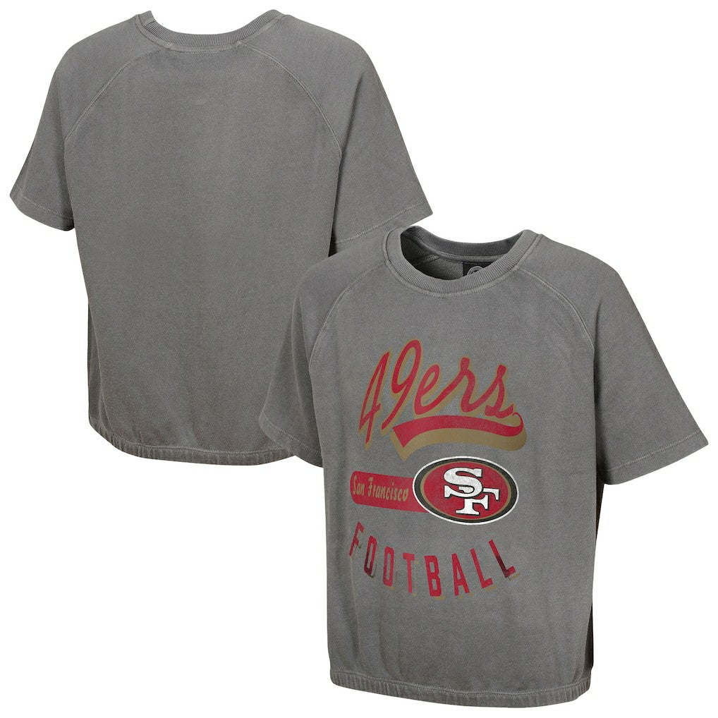 San Francisco 49ers Women's Mineral Wash Short Sleeve Top | NFL Near me