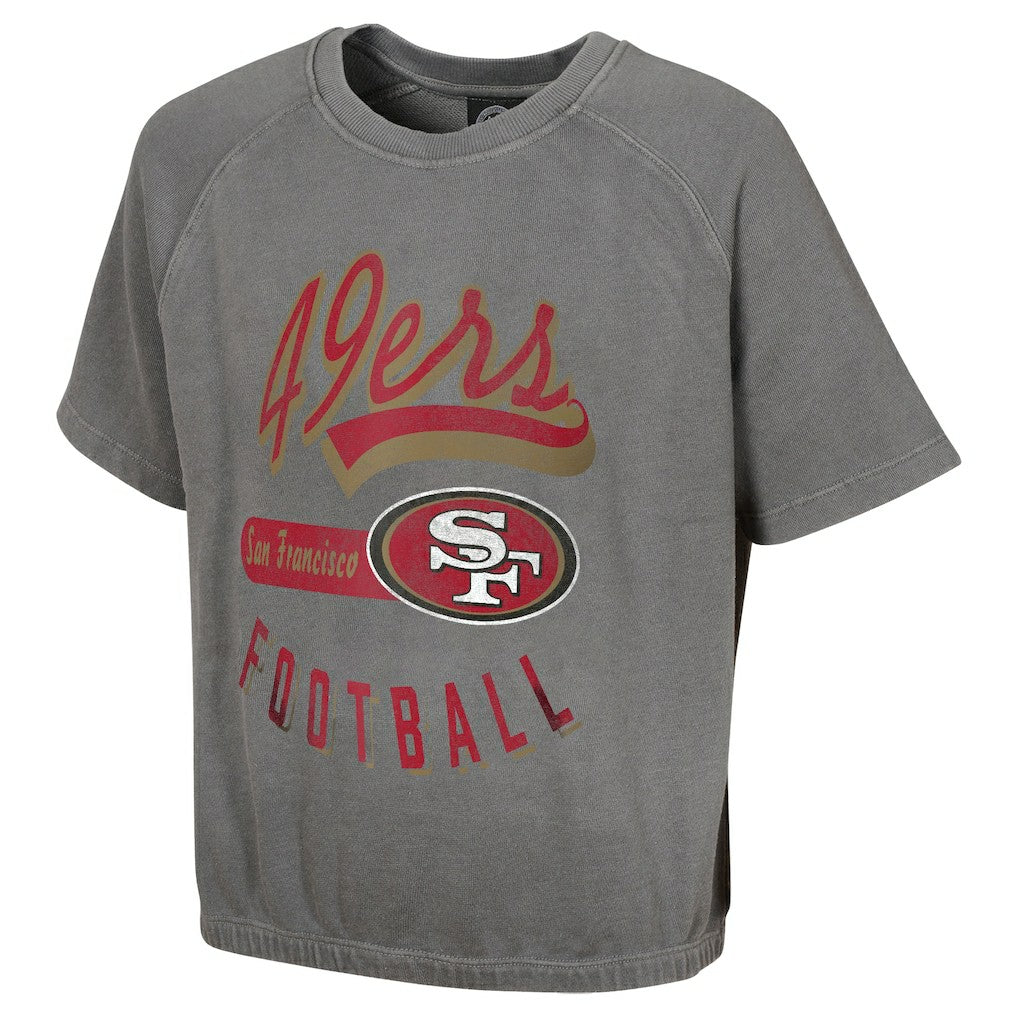 San Francisco 49ers Women's Mineral Wash Short Sleeve Top | NFL Near me