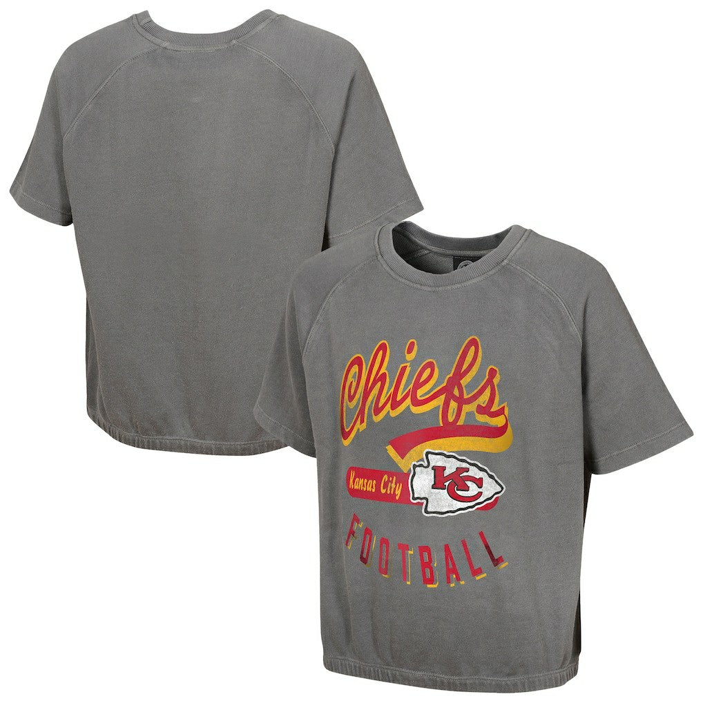 Kansas City Chiefs Women's Mineral Wash Short Sleeve Top | NFL On sale