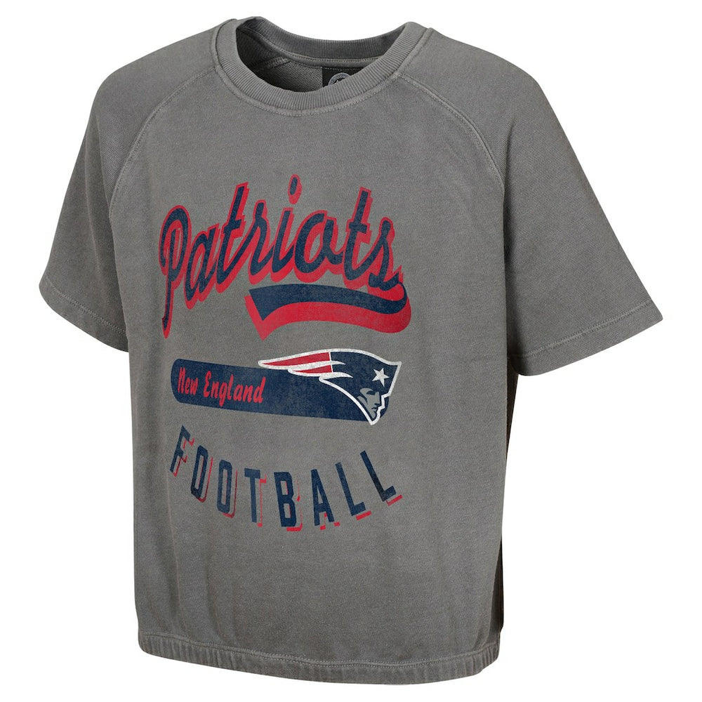 New England Patriots Women's Mineral Wash Short Sleeve Top | NFL US