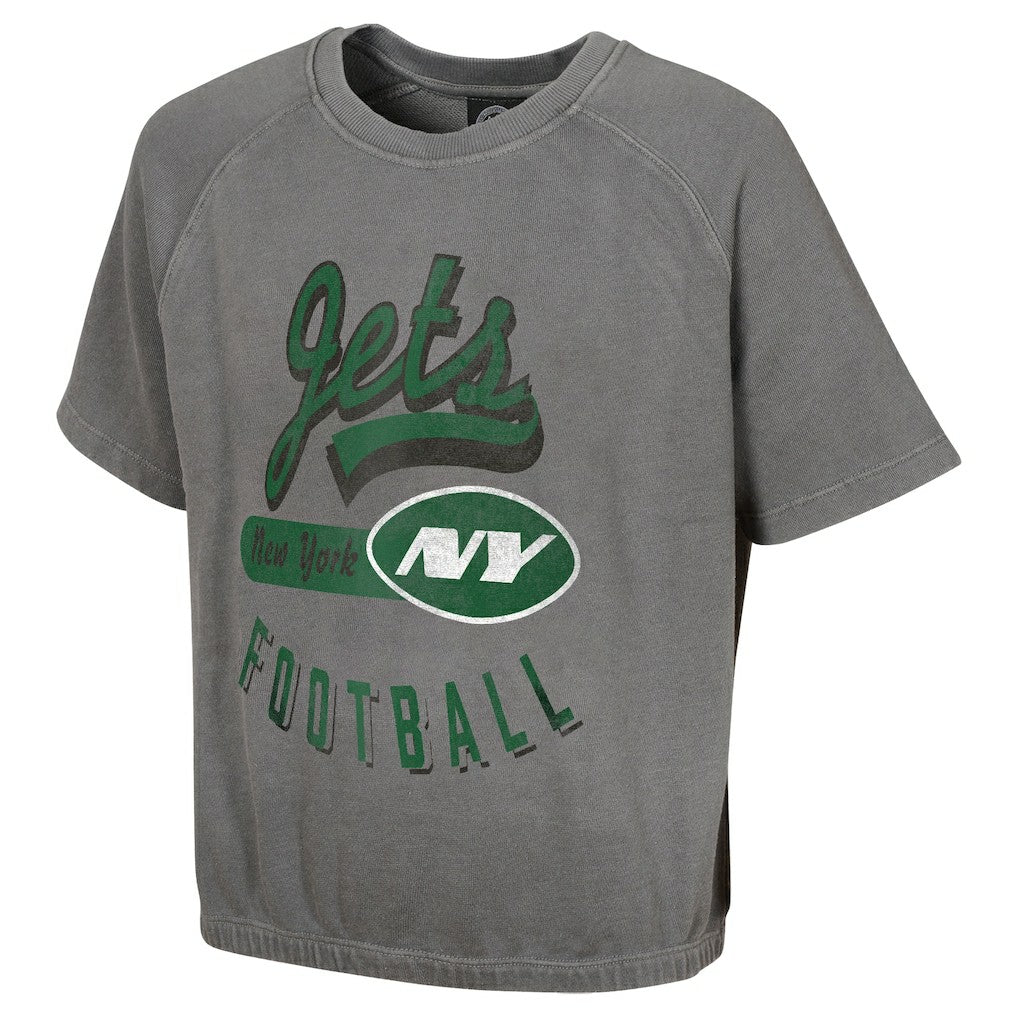 New York Jets Women's Mineral Wash Short Sleeve Top | NFL Hot