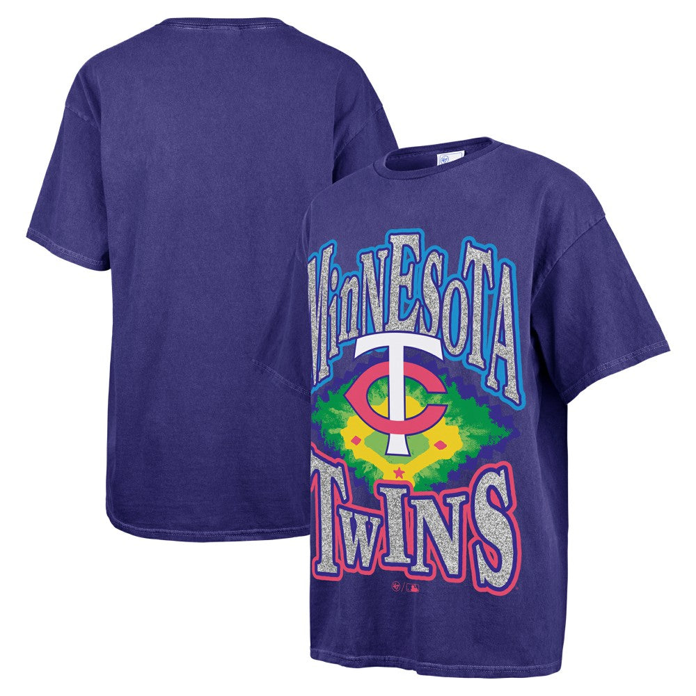 Minnesota Twins '47 Women's Flashing Lights Boyfriend T-Shirt - MLB T-shirts