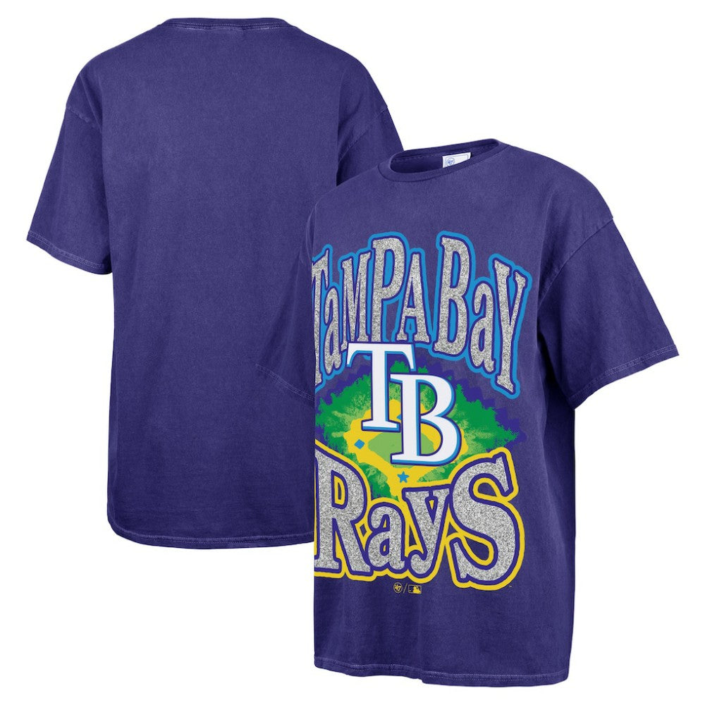 Tampa Bay Rays '47 Women's Flashing Lights Boyfriend T-Shirt - MLB T-shirts