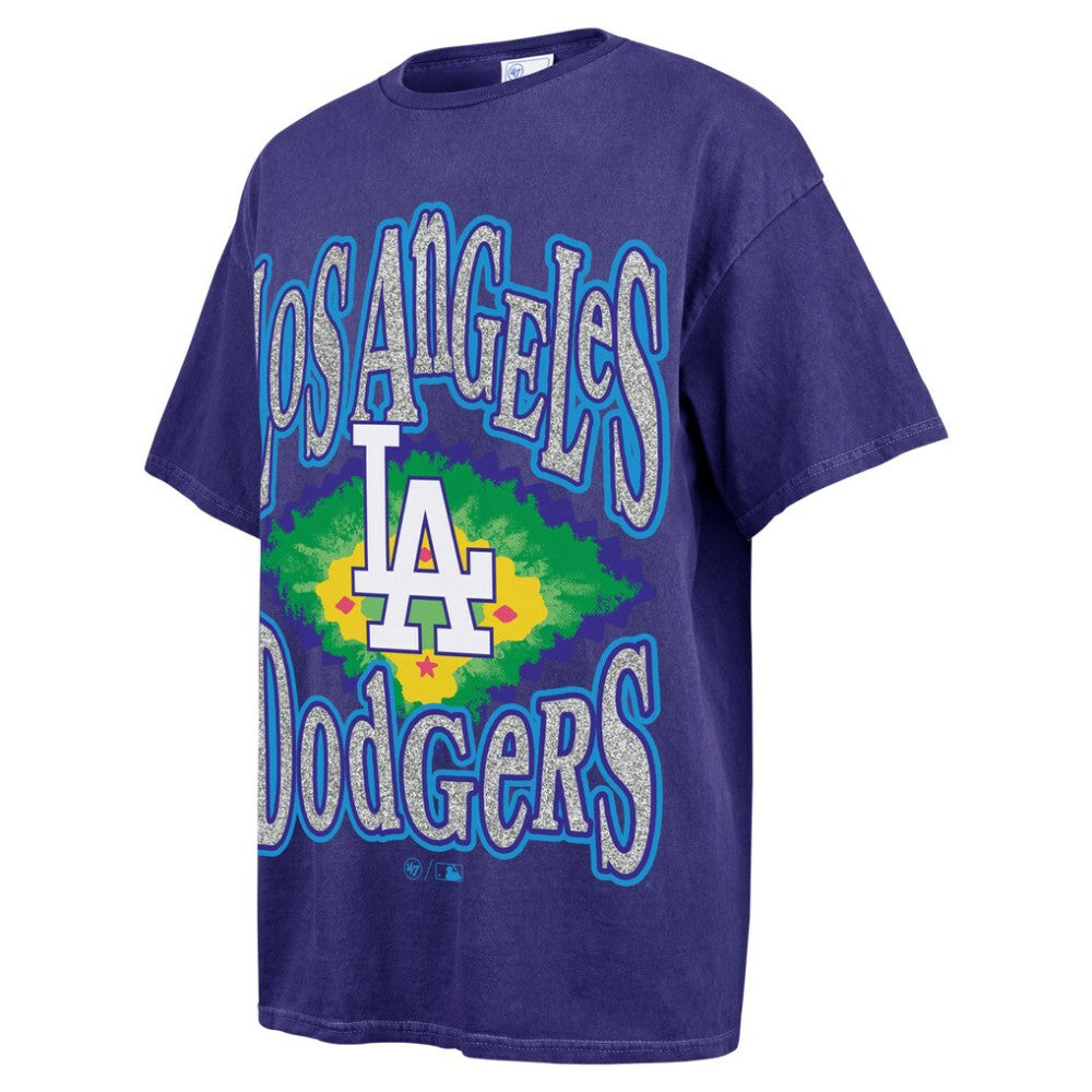 Los Angeles Dodgers '47 Women's Flashing Lights Boyfriend T-Shirt - MLB T-shirts