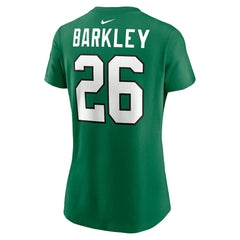 Philadelphia Eagles Saquon Barkley  Women's Player Name & Number T-Shirt | NFL Outlet