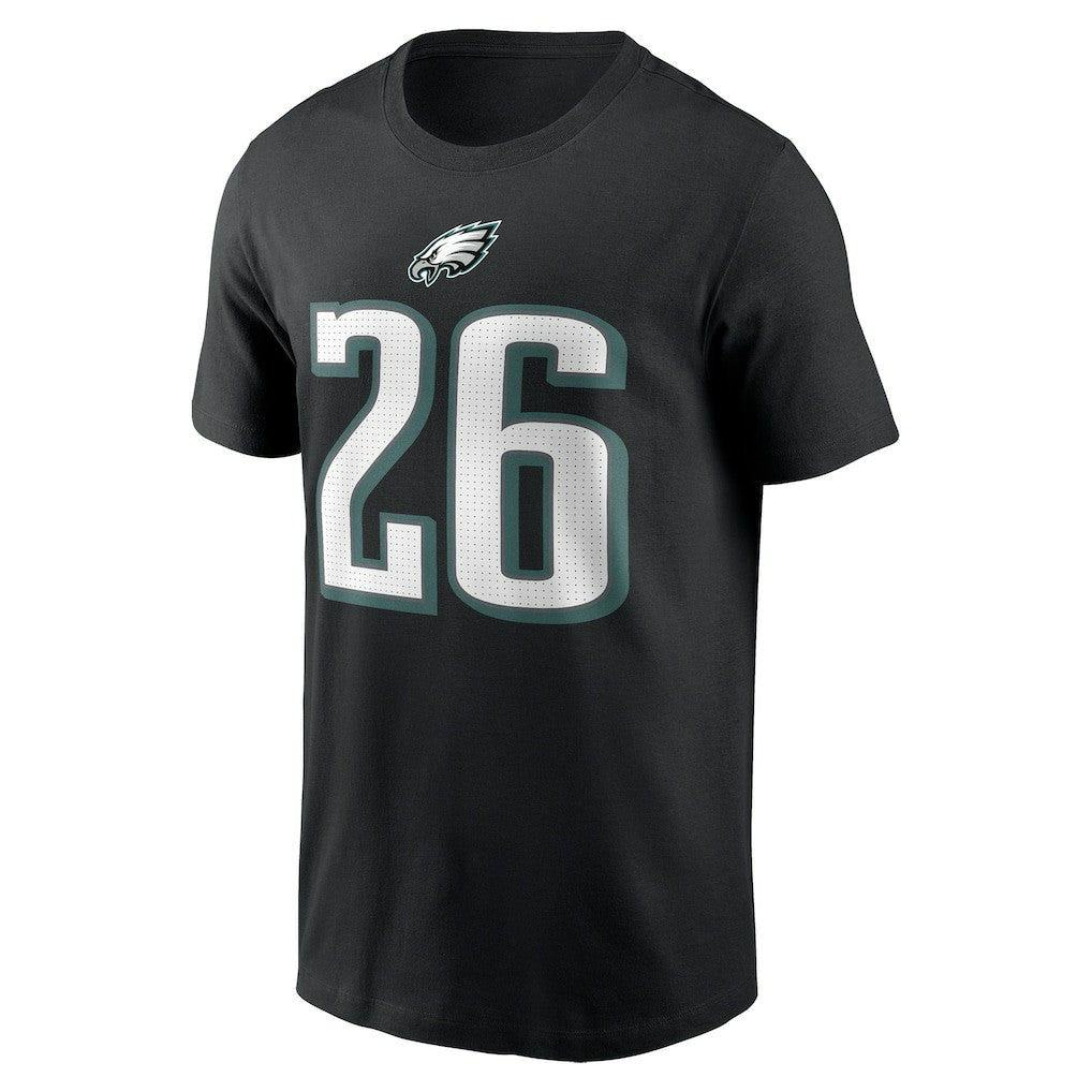 Philadelphia Eagles Saquon Barkley  Player Name & Number T-Shirt | NFL On sale